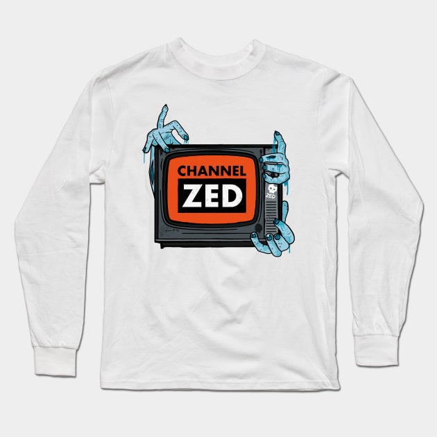 Channel ZED Long Sleeve T-Shirt by Zombified Media